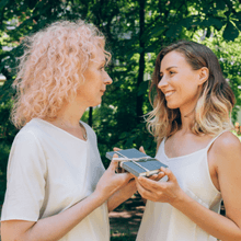 HOPE LOVE SHINE Unbiological Sister Gift - Sister Necklace, Jewelry 16+2", Sterling Silver, 2 Interlocking Rings