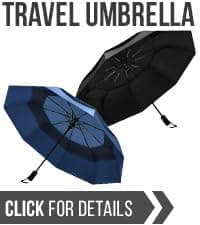 REPEL Windproof Travel Umbrella - Compact & Withstands Winds up to 85MPH , Strongest Premium Auto Folding Umbrella for Rain and Sun - Durable, Light & Portable for Women & Men , Fits Backpack & Cars