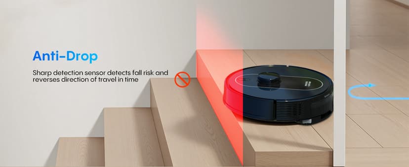 Robot Vacuum and Mop with Self-Empty Base: 5000Pa Suction, LiDAR Navigation, Smart Obstacle Avoidance, Home Mapping, No-Go Zone, 60-Day Hands-Free, Idear for Homes with Pets, Carpet & Hard Floors