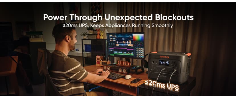 Jackery HomePower 3000 Portable Power Station with 2x 200W Solar Panels, 3600W (Surge 7200W) Output, 3072Wh LFP Battery Solar Generator, Essential Backup for Home Use, Power Outage, RV, Emergencies