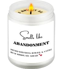 Lavender Scented Candle Gifts for Men, Naughty Candle Gifts for Him, Funny Gift from Wife, Anniversary, Sweetest Day, Valentine's Day, Birthday Gift for Husband, Boyfriend, Fiance Present