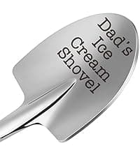Christmas Father Gifts for Dad Daddy Father-in-Law Grandpa, Dad Birthday Gift from Daughter Son Father's Day Papa Grandfather Husband Brother Uncle, Funny New Bonus Step Dads Ice Cream Shovel Spoon