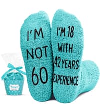 HAPPYPOP Birthday Gifts for Women - Funny Birthday Socks for Her in 50s
