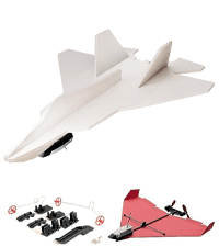 POWERUP 4.0 The Next-Generation Smartphone Controlled Paper Airplane Kit, RC Controlled. Easy to Fly with Autopilot & Gyro Stabilizer. for Hobbyists, Pilots, Tinkerers.