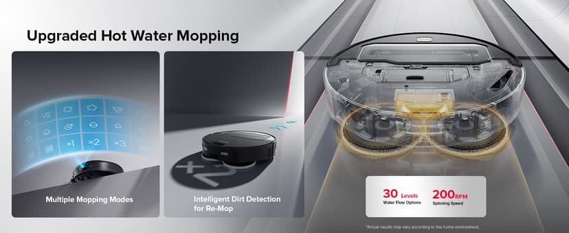 roborock Saros Z70 Robot Vacuum and Mop, OmniGrip Arm, AI-Powered, 22,000Pa Suction, 3.14’’ Ultra Slim, FlexiArm Riser Technology, AdaptiLift Chassis, Obstacle Avoidance, Auto Mop Washing & Drying