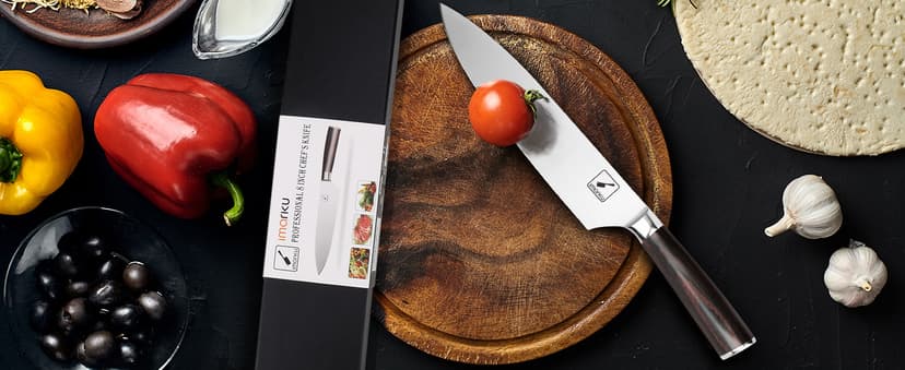 imarku Chef Knife - 8 Inch Home Essentials Sharp Kitchen knife HC Steel Japanese Knife Paring knife, Birthday Gifts for Women/Men, Gifts for Mom/Dad, Kitchen Gadgets with Premium Gift Box