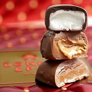 Christmas Chocolate Gift Basket – Gourmet Holiday Snack Gift Box Idea in Keepsake Tin – Men, Women, Corporate, Food Set- Bonnie and Pop