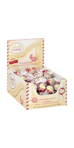 Lindt LINDOR Milk Chocolate Candy Truffles Modern Gift Box, Assorted Chocolate Candy with Smooth, Melting Truffle Center, 7.6 oz.