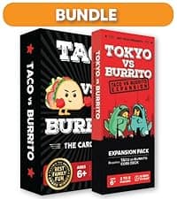 Taco vs Burrito - The Wildly Popular Surprisingly Strategic Card Game Created by a 7 Year Old - 5 Ways to Play - a Family-Friendly Party Game for Kids, Teens & Adults