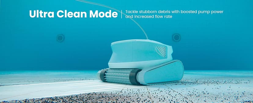 Chasing Hydro 4 SE Pool Vacuum for Inground Pools | Robot Cleaner for Floor, Wall & Waterline | Always Cleaning, Never Charging | 40ft Cord | 4.1L Filter Basket for Inground & Above Ground Pools