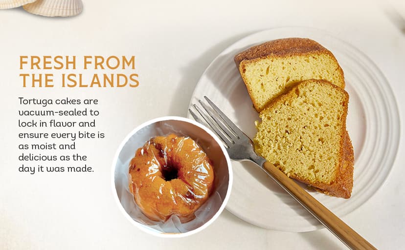 TORTUGA Provenance Rum Cake Variety Pack – 4 oz. - 6 Pack - The Perfect Premium Gourmet Gift for Stocking Stuffers, Gift Baskets, and Christmas Gifts - Great Mini Cakes for Delivery