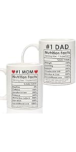 Breezy Valley Grandparent Gifts, Christmas Gifts for Grandma Grandpa from Grandkids - Best Ever Grandparents Gift Ideas, Grandma Grandpa Mugs Socks Set