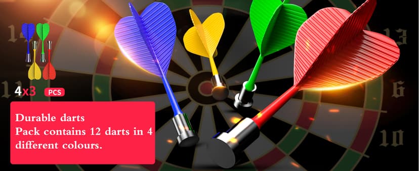 Gitus Magnetic Dart Board Indoor Outdoor Games for Kids with 12 Darts, Gifts for Teenage Boys Teen Boys Gifts Ideas Toys Gifts for 8 9 10 11 12 13 Year Old Boy Game Room Decor