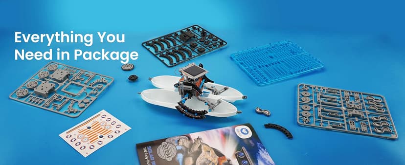 Sillbird 12-in-1 Solar Robot Building Kit STEM Gift for Boys Aged 8-13, DIY Science Educational Robotic Toys for Kids Teens Birthday, Powered by The Sun with 190 Pieces