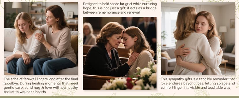 Sympathy Gift Baskets Sympathy Gifts for Loss of Loved One Mother Father Husband Mom Dad, Memorial Condolences Grief Bereavement Gift Ideas for Loss, Miscarriage Gifts for Mothers Women Care Package