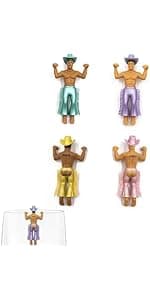 NPW Drinking Buddies Party Edition Drink Markers & Wine Glass Charms – Holiday Party Favour, Stocking Stuffer & Christmas Girls' Night Gift (12-Count, Pen Included)