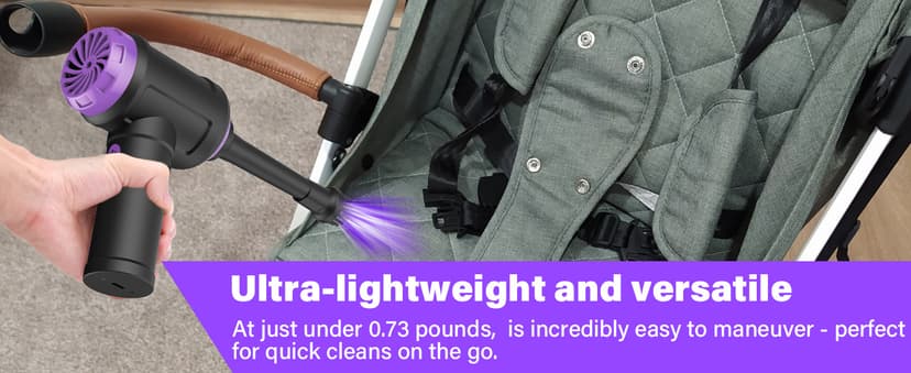 14500 Pa Computer Vacuum Cleaner Mini & 110000RPM Compressed Air Duster for Keyboard Cleaning Cordless Canned Air Powerful Energy Efficient