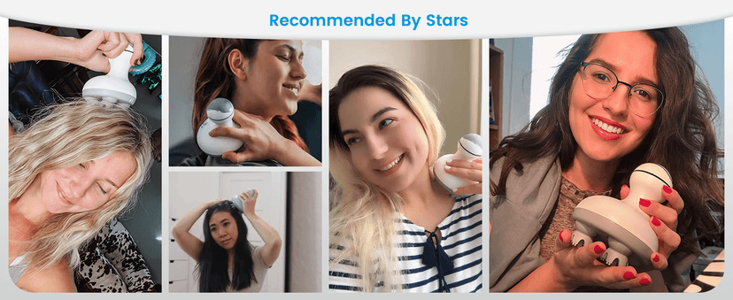 COMFIER Electric Cordless Hair Scalp Massager with Kneading 84 Massage Nodes, Handheld Portable Head Scratcher Massager for Hair Growth, Deep Clean and Stress Relax, Gifts for Men Dad