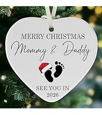 First Christmas Married Ornament 2025, Mr and Mrs Gifts, Wedding Gift for Couples 2025, Newlyweds, Glass Christmas Ornaments 2025, Bridal Shower Gift, Just Married Xmas Hanging Ornament