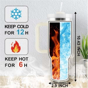 Graduation Gifts for Her, Him - 40 oz Insulated Tumbler - 2025 Funny College, Masters Degree, Phd Graduation Gifts for Women Men - One Degree Hotter - Stainless Steel Travel Cup with Lid & Straw 40 oz