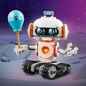 LEGO Creator 3 in 1 Space Robot Toy - Building Toy Kit for Kids with 3 Options, Robot, Spaceship, or Dog - 8 Year Old Boy & Girl Birthday Gifts - 31164