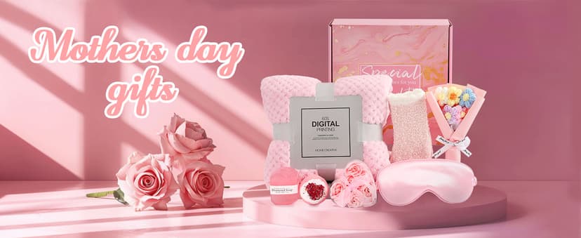 Happy Birthday Gifts for Women, Christmas Valentines Anniversary Birthday Self Care Gifts Basket Set for Women Girlfriend Her Friend Sister Wife Daughter Friend Grandma Skin Care Kit Ideal Gifts