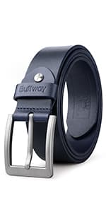 Buffway Slim Minimalist Front Pocket RFID Blocking Leather Wallets for Men and Women - Carbon Fiber Black