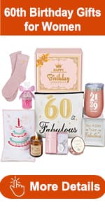 60th Birthday Gifts for Women Canvas Tote Bag Travel Gear, Unique 60 Years Old Gifts for Her Wife Sister Mom Aunt Friends, Vintage N60 Handbag & Cosmetic Bag & Back in 1965 Poster