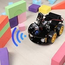 ELEGOO UNO R3 Smart Robot Car Kit V4 for Arduino Robotics for Kids Ages 8-12 12-16 STEM Science Kits Coding Gifts for 8 9 10 11 12 13 14 15 16 Year Old Boys Girls Teens Cool Engineering Building Toys