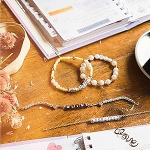 STMT D.I.Y. Hand Stamped , DIY Personalized Stamp Jewelry, Great Teenage Birthday Gift, Unique Handmade Jewelry & Name Plates, Bead Kits for Kids, Teens & Adults Ages 14+