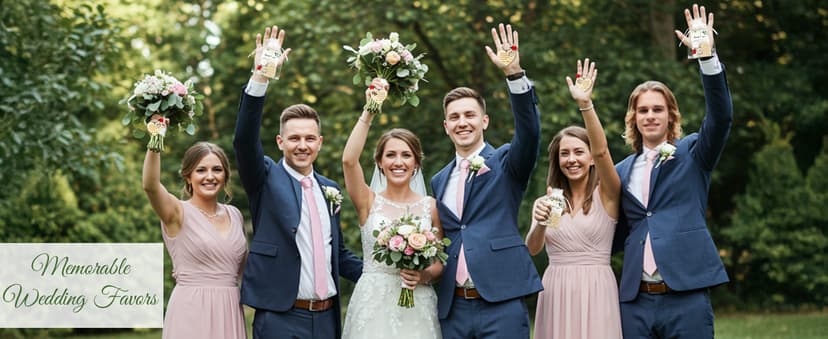 AerWo 50 Sets Wedding Favors for Guests, Wedding Party Favors with Rustic Wood Heart Puzzle Keychains Thank You Cards and Organza Bags, Wedding Gifts for Guests Wedding Bridal Shower Thank You Gifts