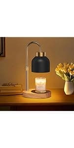 Candle Warmer Lamp with Timer Dimmer Adjustable Height for New Home Bedroom,Mothers Day Gifts,Vintage Home Decor for Scented Jar