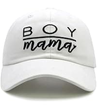Waldeal Women's Embroidered Baseball Cap Boy Mama Mom Gift Vintage Distressed Dad Hat