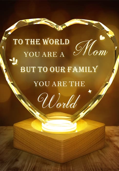 Best Gift to My Bestie 3D Illusion Lamp, to My Best Friend, 3D Crystal Night Light Gift for Bestie's Birthday, Holiday, for Best Friend Sister Girls Women Soft Warm White Colors