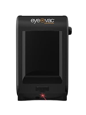 EyeVac Pro Touchless Vacuum Automatic Dustpan - Ultra Fast & Powerful - Great for Sweeping Salon Pet Hair Food Dirt Kitchen, Corded Canister Vacuum, Bagless, Automatic Sensors, 1400 Watt (Black)