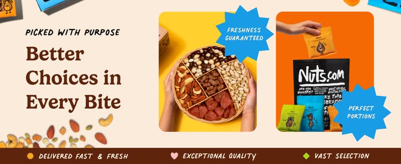 Nuts.com – Organic Dried Fruit and Nuts Variety Box – Gourmet Assortment for Fall, Thanksgiving and Festive Gifts – Includes Organic Cashews, Almonds, Walnuts, Raisins, and Trail Mix