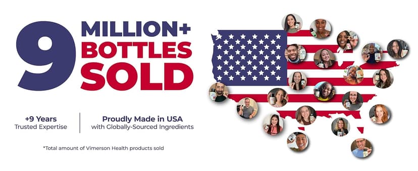 Vimerson Health Multivitamin for Men – Methylated Mens Multivitamins & Multiminerals Capsules with Vitamin B12, A, D, C, Zinc, Magnesium & More for Complete Daily Support – High Potency Bioavailable Vitamins for Men