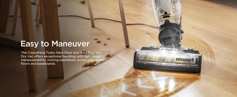 BISSELL® CrossWave® HydroSteam™ Deluxe Wet Dry Vac, Multi-Purpose Vacuum, Wash, and Steam, Formula Included, Green, 3515G