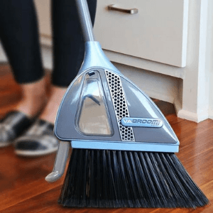 Vabroom Cordless 2-in-1 Sweeper with Built-In Vacuum