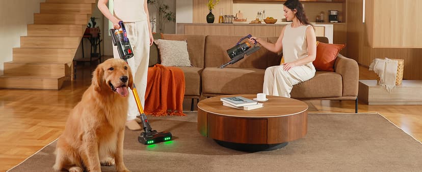 KIPMAX Cordless Vacuum Cleaner, 50KPa 550W Stick Vacuum for Home, 70Mins Anti-Tangled Vacuum Cleaner for Pet Hair/Carpet/Floor, Self-Standing Vacuum with Rechargeable Battery, LED Display&Aromatherapy