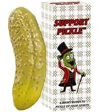 Mystic Pickle - Magic Fortune Teller with +100 Witty Responses - Unveiling The Briny Secrets of The Universe - Endless Entertainment with Friends, Family, Classroom Students - Best Novelty Gag Gift!