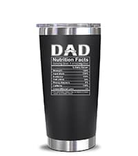NewEleven Fathers Day Gift For Dad - Birthday Gifts For Dad From Daughter, Son, Kids - Husband Gift - Birthday Present Ideas For Father, New Papa, Bonus Father From Daughter, Son - 20 Oz Tumbler