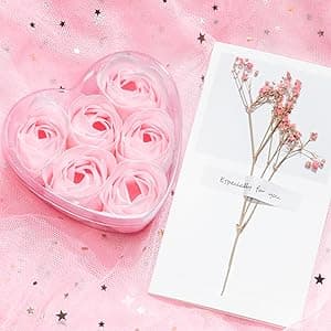 Birthday Gifts for Women Self Care Gifts Get Well Soon Gifts, Rose Relaxing Spa Gifts Basket Care Package w/ Luxury Flannel Blanket, Unique Mothers Day Gifts for Mom Her Friend Sister Wife Grandma