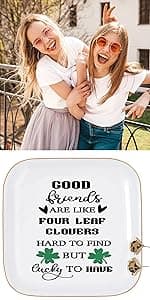 Aunt Gifts: Trinket Dish Ring Holder for Aunts' Christmas, Birthdays, Mother's Day, Valentine's Day, Thanksgiving, Xmas, Weddings