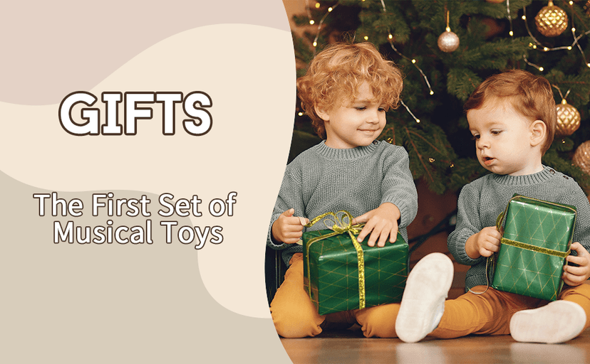 Toddlers Musical Instruments-Baby Montessori Wooden Musical Toys for Toddlers 1-3 Year Old,Kids Percussion Instruments Toy for Preschool Kids,Christmas Birthday Gift for Baby Boys Girls