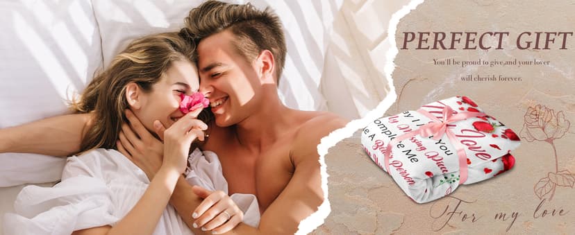 Gifts for Her Wife Girlfriend - to My Love Blanket - Anniversary Romantic Gift for Women - I Love You Gifts for Her - Wife Girlfriend Birthday Gift Ideas - Christmas & Valentines Day - 50"x60"