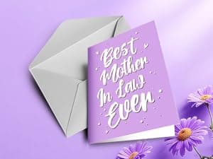 HAPPYPOP Gifts for Mother in Law - Mothers Day Socks Keychain with Greeting Card, Mom in Law Birthday Gifts Christmas Stocking Stuffers