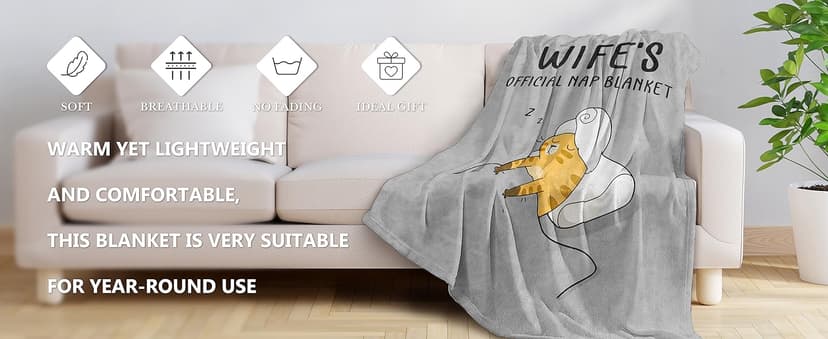 SteadStyle Christmas Wife Gifts for Wifey from Husband - Gifts for Her Blanket, Wife Birthday Gift Ideas, Wedding Anniversary Romantic Gift for Wifey, Valentines Mothers Day Present for Her 60"X 50"