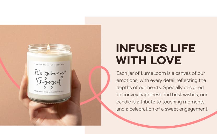 Engagement Gifts for Couples, Engagement Candle - 9oz Lavender Scented Soy Wax Candle, Engaged Gifts for Women, Bride to be, Fiance