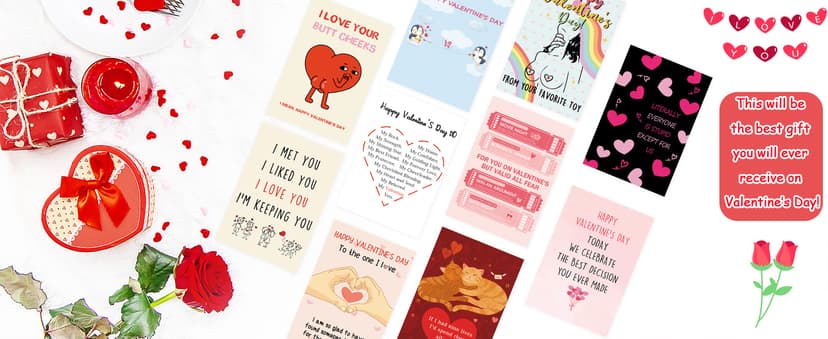 Valentines Day Gifts for Boyfriend, Mens Valentines Gifts, Valentines Day Card